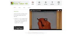 Desktop Screenshot of notetakerhd.com